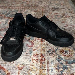 All Black Nike Air Force 1 - Black out - Women’s 8 , Men’s 6.5